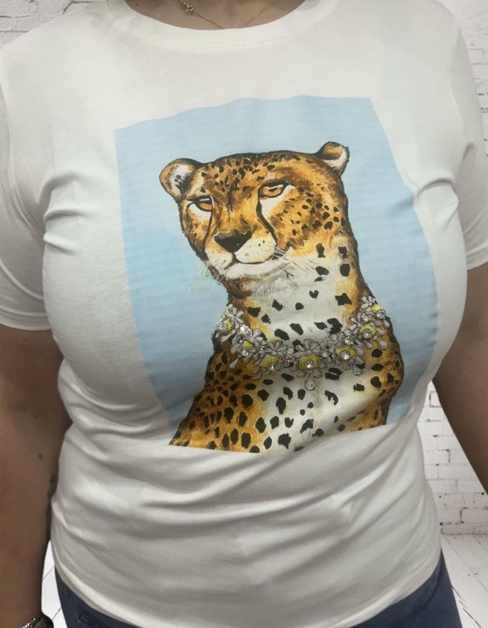 CAMISETA TIGRE AZUL.