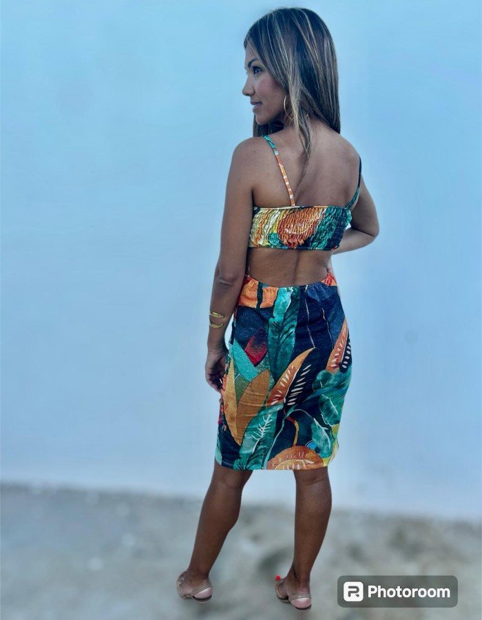 Vestido mini floral Vestido mini floral