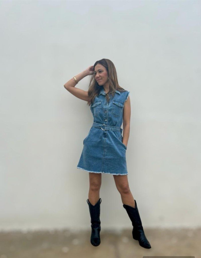Vestido vaquero. Vestido vaquero.