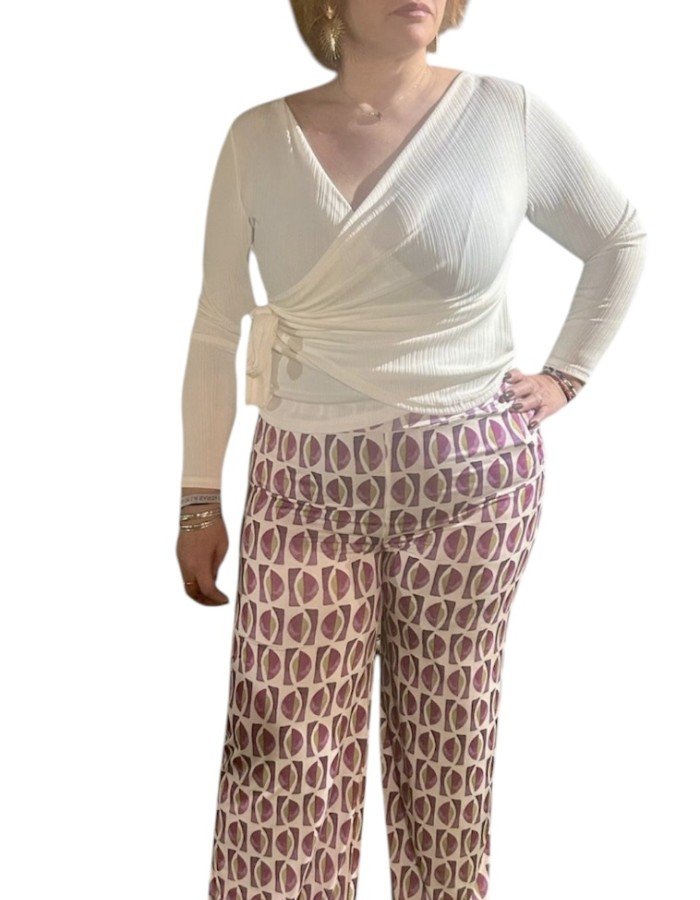 CAMISETA NUDO BEIGE 