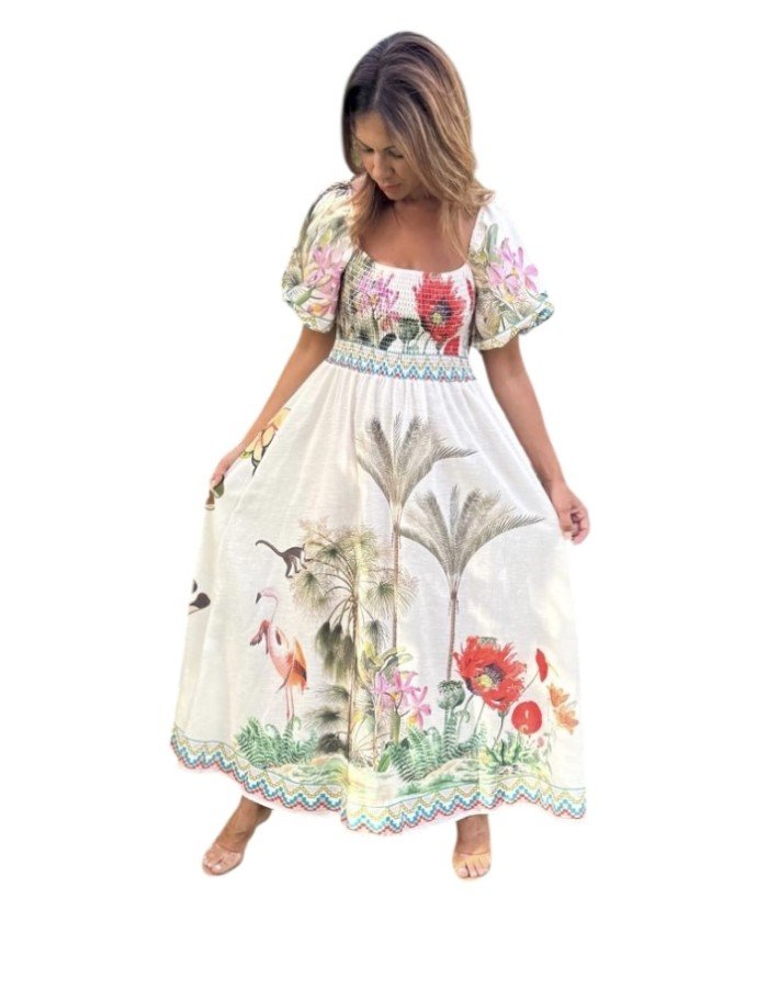VESTIDO selvático. VESTIDO selvático.