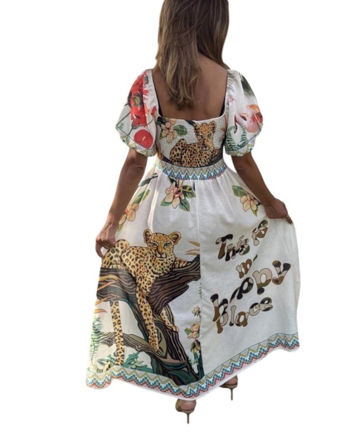 VESTIDO selvático. VESTIDO selvático.