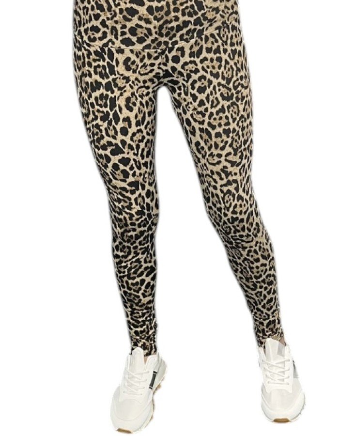 Mallas leopardo camel