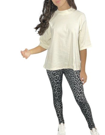 Mallas leopardo grises