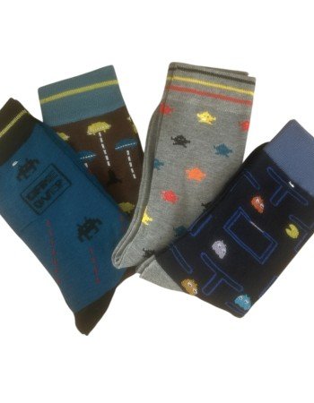 Calcetines divertidos game over 