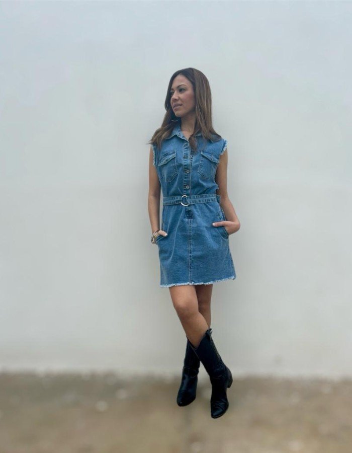 Vestido vaquero. Vestido vaquero.