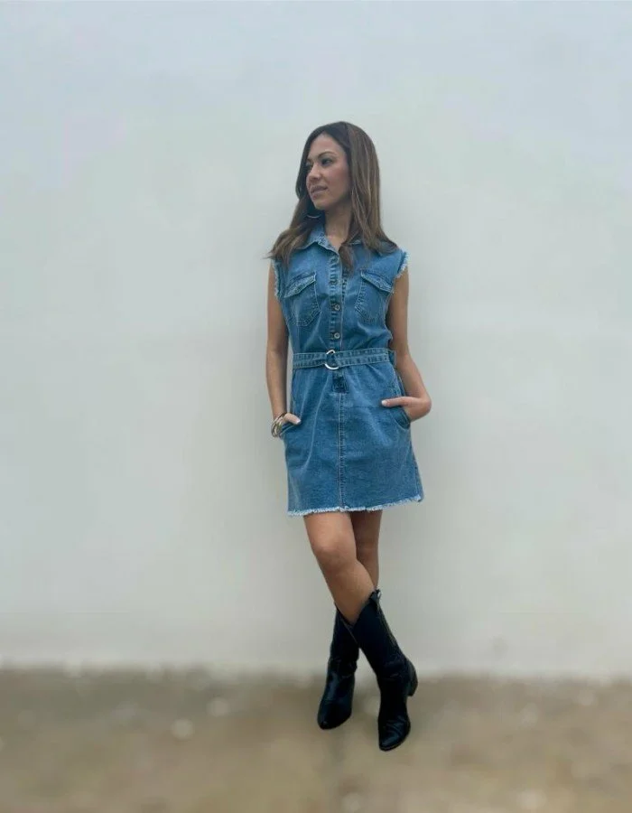 Vestido vaquero. Vestido vaquero.