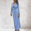 VESTIDO MACARENA CELESTE